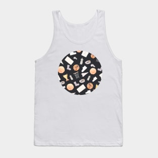 Basketball Watercolor Tank Top